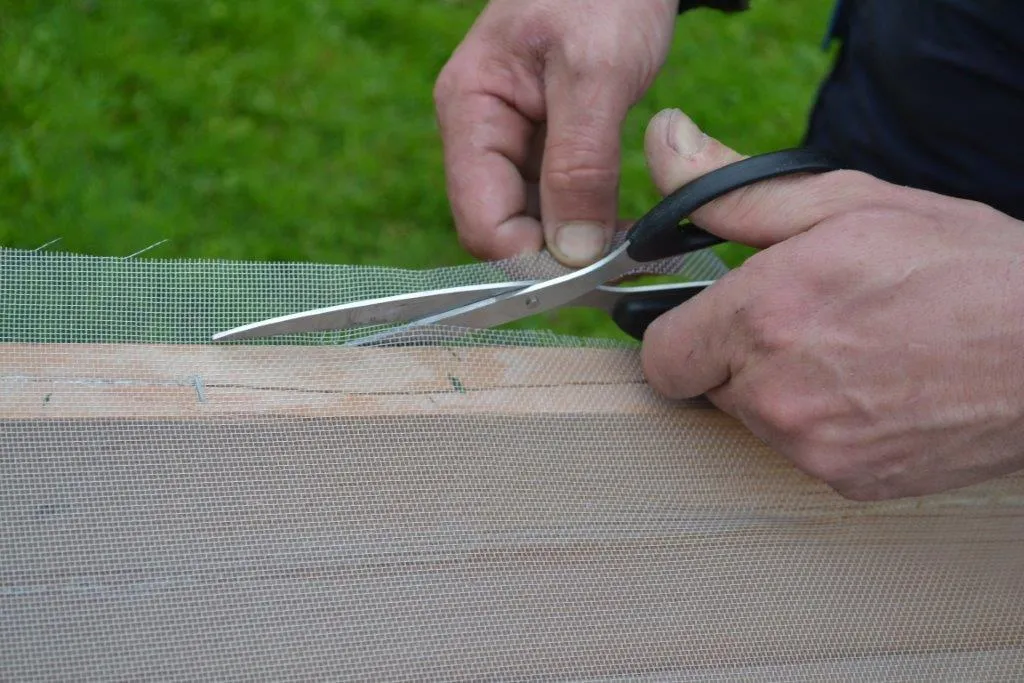 Montage des Hochbeets